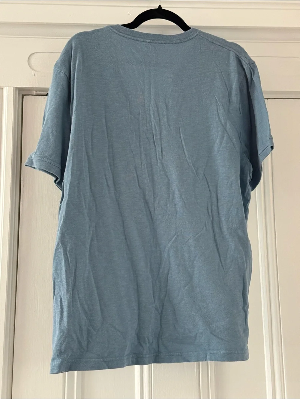Men’s J. Crew Short Sleeve Henley Tee in Slub Cotton Size L